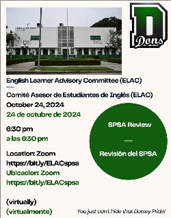 ELAC Meeting Flyer